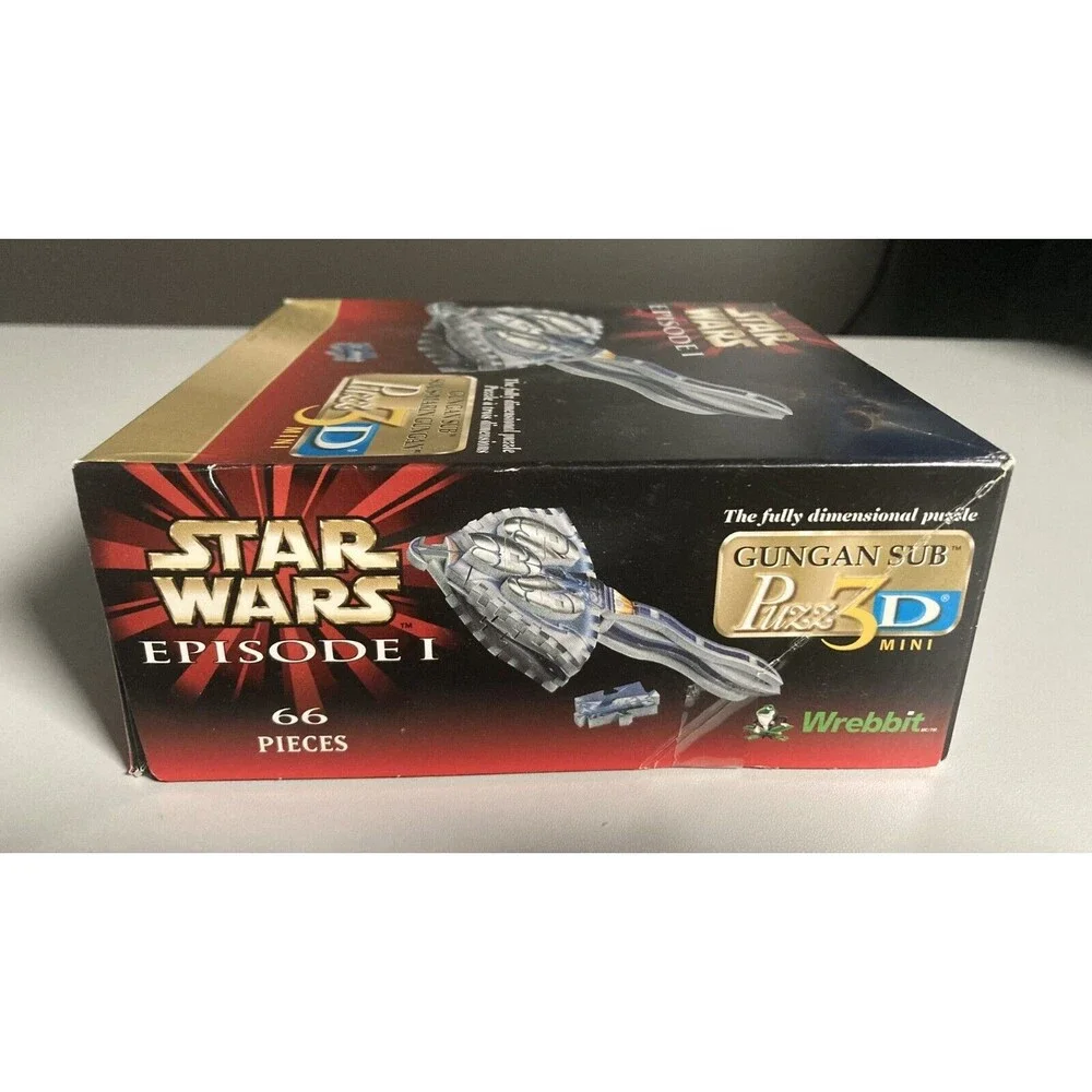 Star Wars Episode 1 Gungan Sub 3D Puzzle • Vintage 1999 • NEW In Box